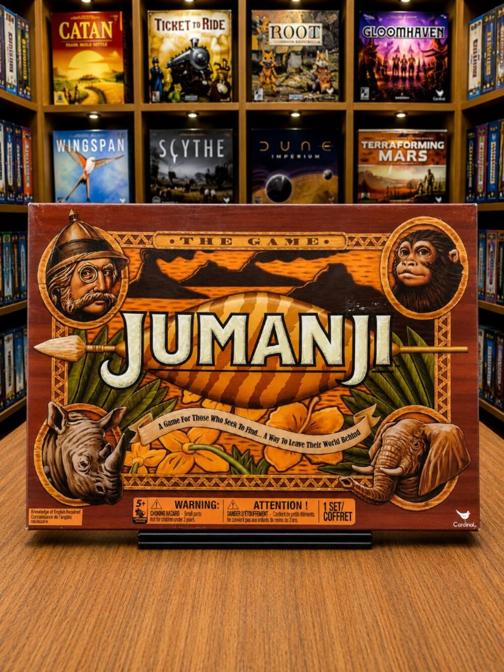 2017 Jumanji The Game Cardinal 100% Complete Family Board Game  Brand: Cardinal